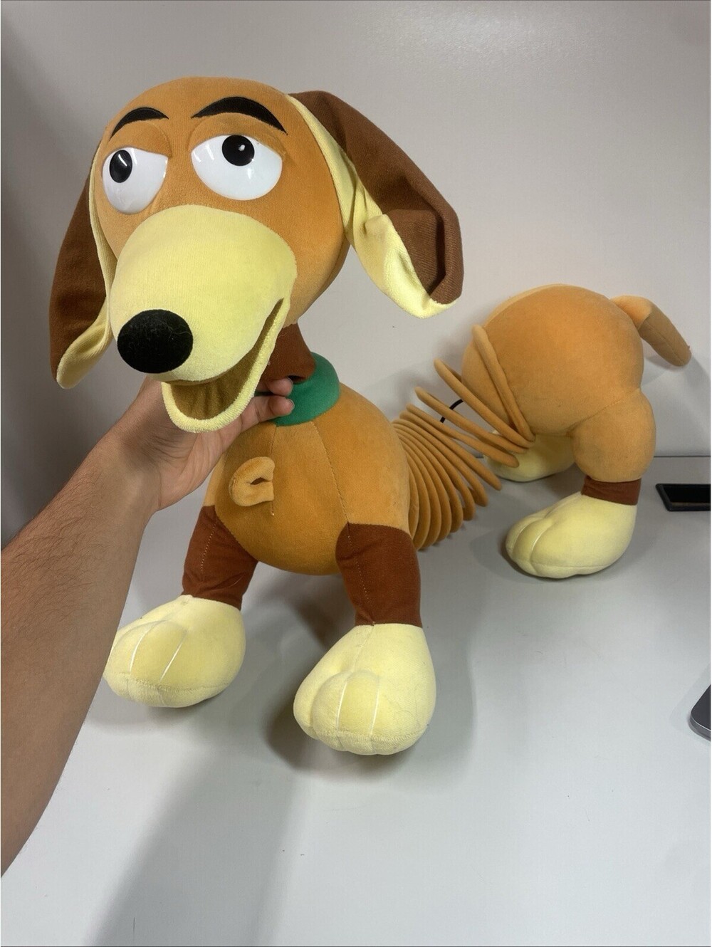 Disney Pixar Toy Story Giant Jumbo Plush Slinky Dog Plush 19" to 36" 2014